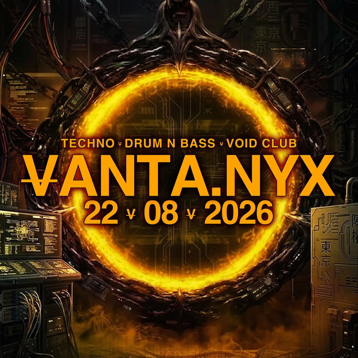 VOID x Vanta.nyx VI with Ødium, Gabrielle, kutscher, K.EULE, Section 63 (UK), Aynaet, Shurui — Void Club, Berlin