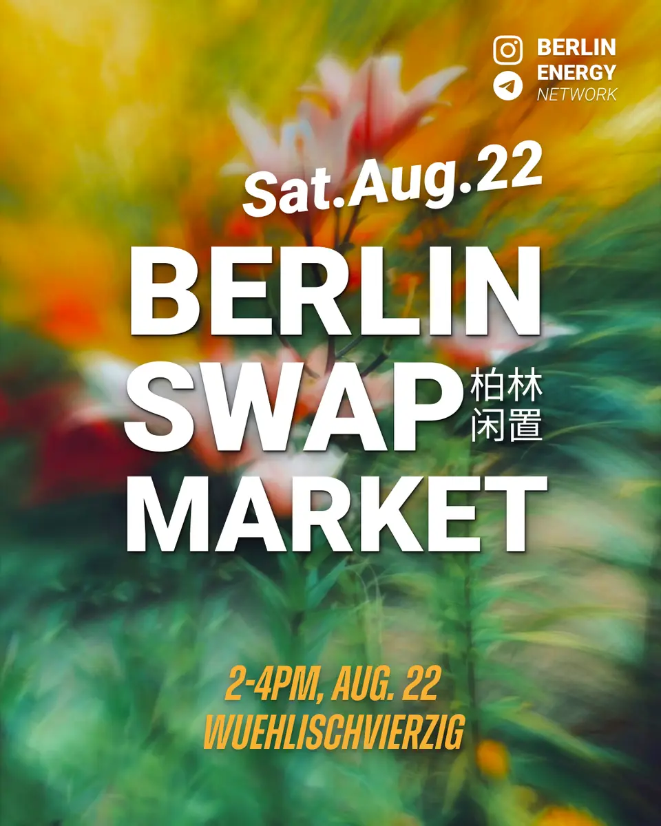 Berlin Swap Market: srpnová edice — Wühlisch 40, Berlín