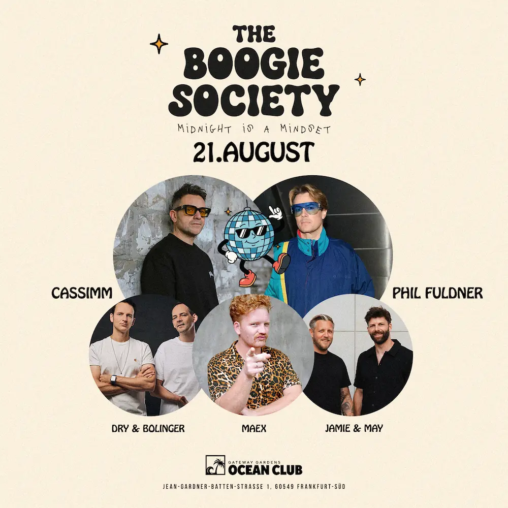 Boogie Society — Gateway Gardens Ocean Club, Frankfurt nad Mohanem