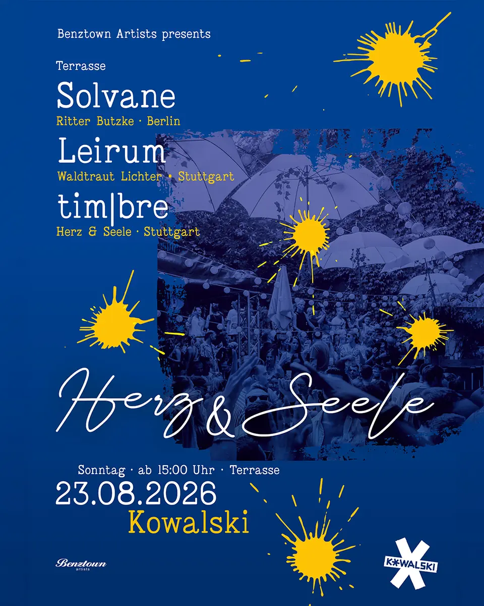 HERZ & SEELE SONNTAG AUF DER Kowalski TERRASSE — Kowalski, Stuttgart