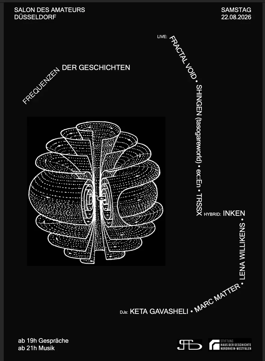 Frequenzen der Geschichten — Salon des Amateurs, Düsseldorf
