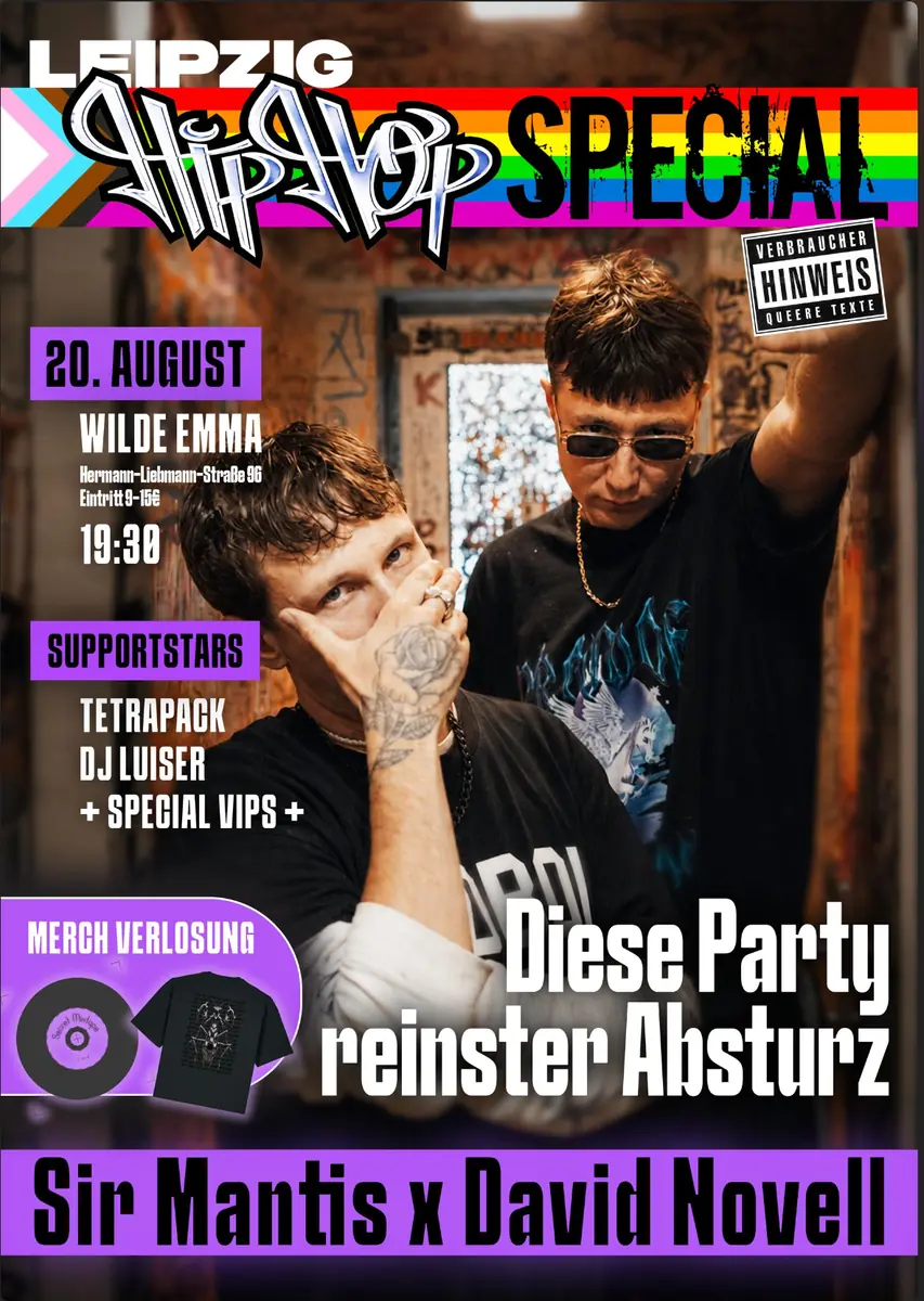 Leipzig Hip Hop Special: Sir Mantis & David Novell — Wilde Emma, Leipzig