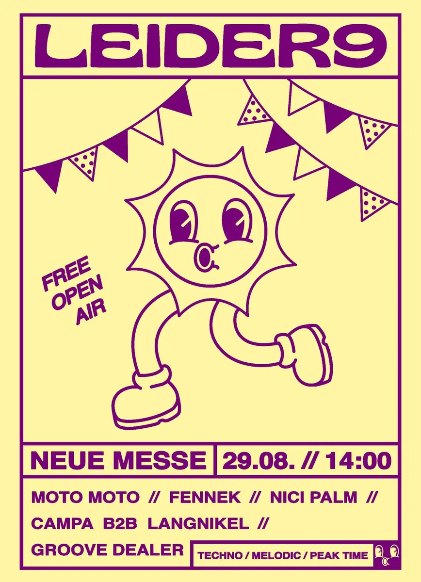 Leider 9 x Free Open Air — Freifläche Neue Messe, Lipsko