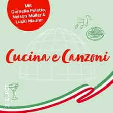 "Cucina e Canzoni" z Cornelią Poletto / Nelsonem Müllerem i Luckim Maurerem — EUREF-Campus Düsseldorf, Düsseldorf