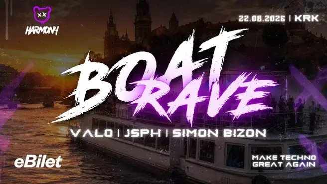 Boat Rave by Harmony | Kraków — Kapitan Victor - Bulwar Czerwieński, Kraków