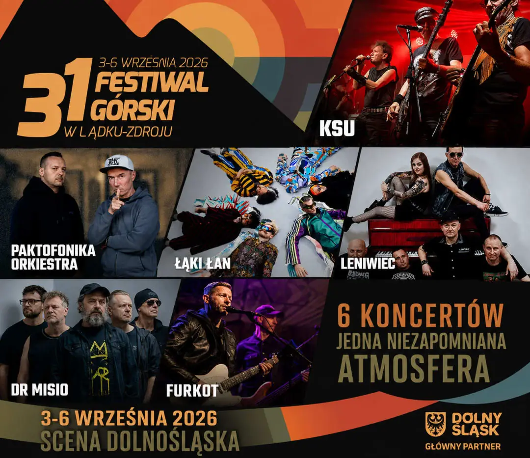 Rocks & Roll Festival - koncerty během 31. Horského festivalu — Festiwal Górski Lądek Zdrój - Parking Wyciągu Narciarskiego, Lądek-Zdrój