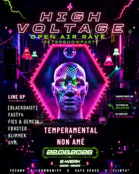High Voltage - Open Air Rave — E-Werk Kulturzentrum, Erlangen