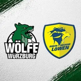 Wölfe Würzburg vs. Rhein-Neckar Löwen II — tectake ARENA, Würzburg