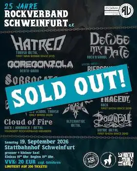 25 Years of Rockverband Schweinfurt e.V. - Anniversary Event