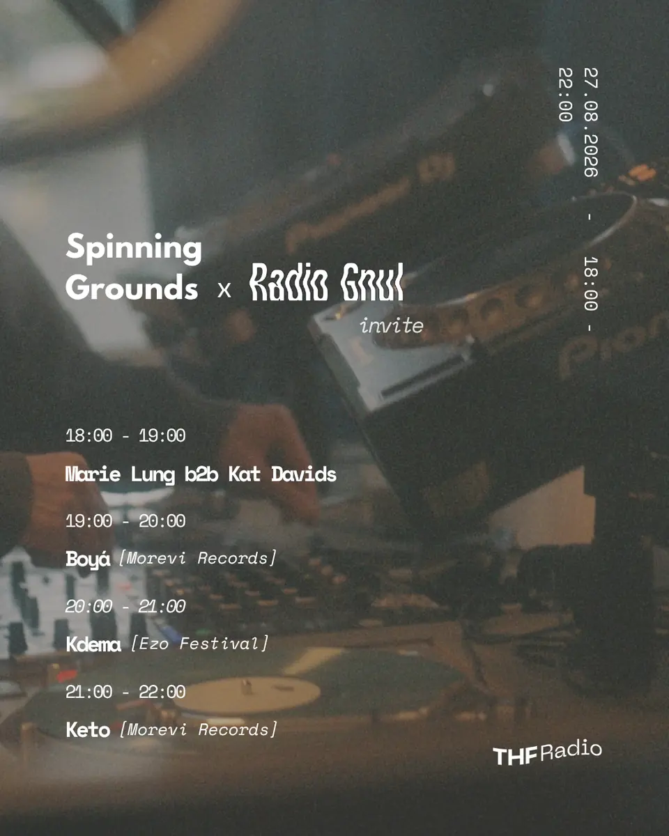 Spinning Grounds & Radio GNUL запрошують — THF Radio / Torhaus, Берлін