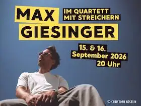 Max Giesinger - у квартеті зі струнними
