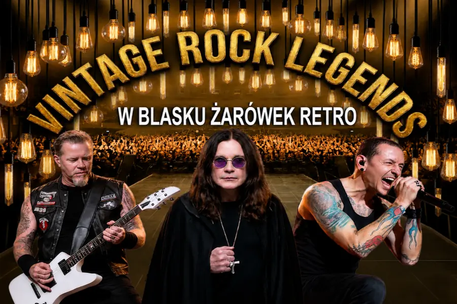 VINTAGE ROCK LEGENDS Koncert v poloakustickém provedení v záři Edisonových žárovek — Filharmonia Świętokrzyska im. Oskara Kolberga w Kielcach, Kielce