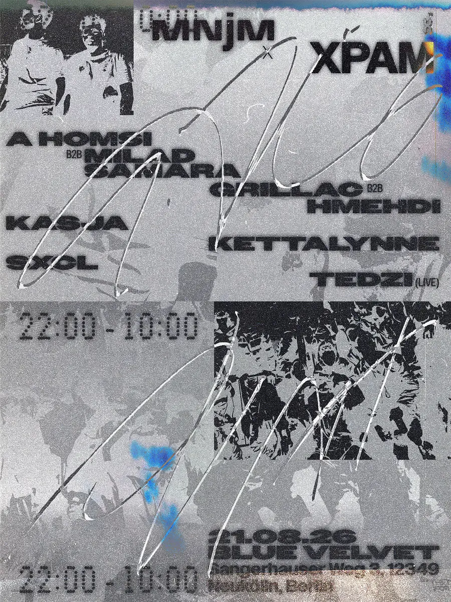 MNJM x XPAM — Blue Velvet, Berlín