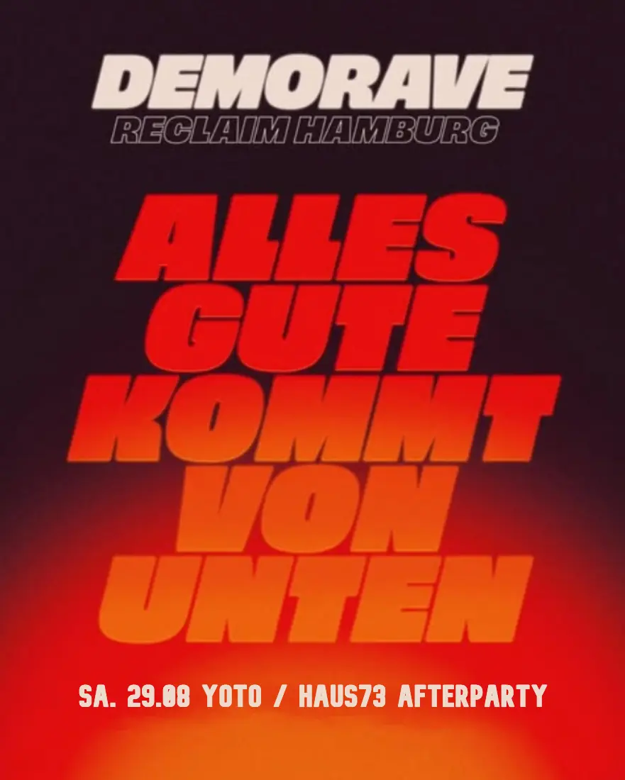 YOTO & Haus73 - Demo Rave Afterparty — YOTO, Hamburg