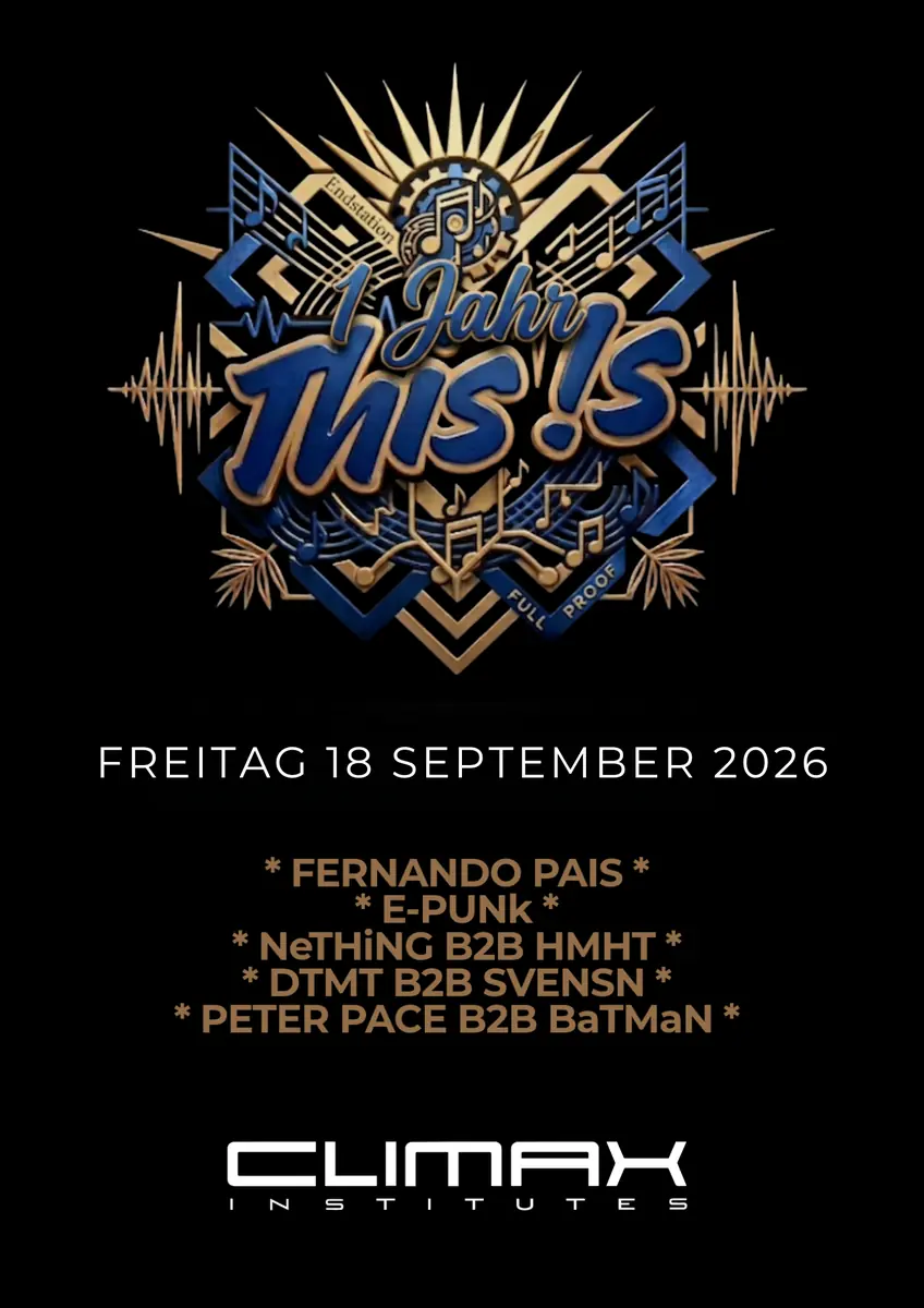 1 Jahr This !s — Climax-Institutes, Stuttgart
