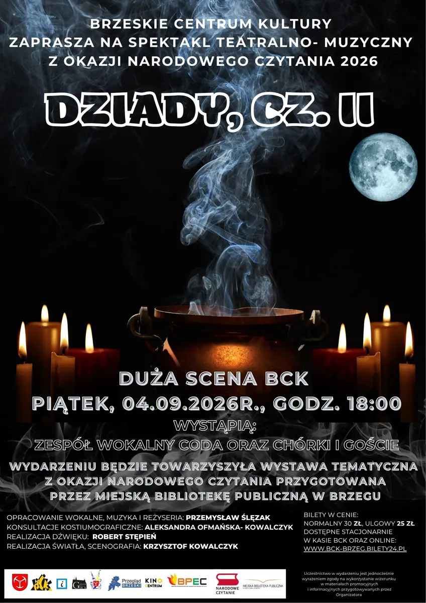 Dziady, cz. II — Kino Centrum - Brzezké kulturní centrum, Brzeg