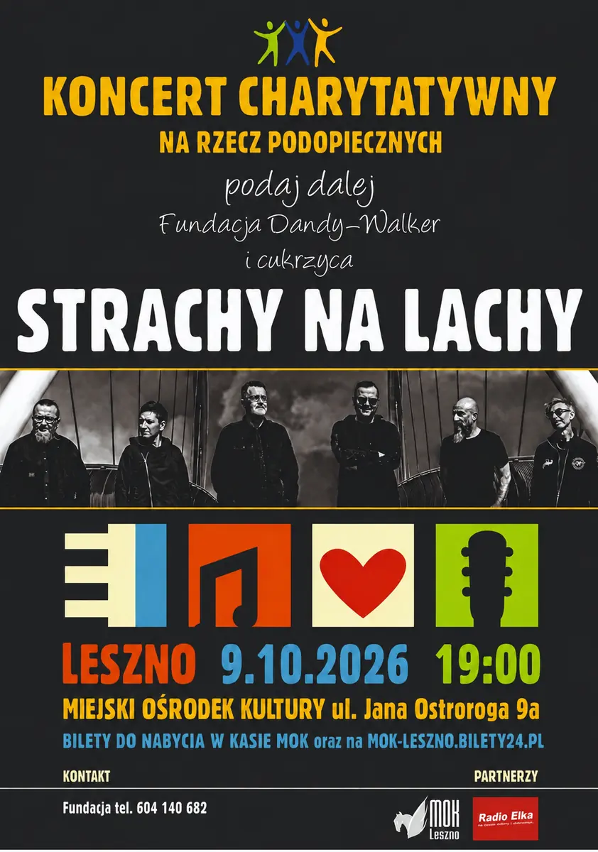 Strachy na Lachy 2026 - Благотворительный концерт — Sala Koncertowa Miejskiego Ośrodka Kultury w Lesznie, Leszno