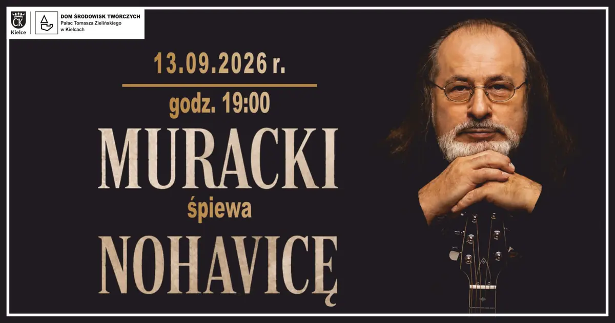 Muracki śpiewa Nohavicę — Pałacyk Zielinskiego w Kielcach, Kielce