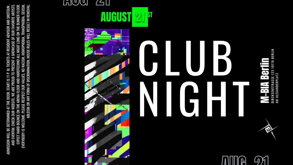 Club Night — M-BIA, Berlín