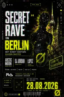 Secret Rave In Berlin #4 Get Kinky Edition | Zdarma Vstupenky