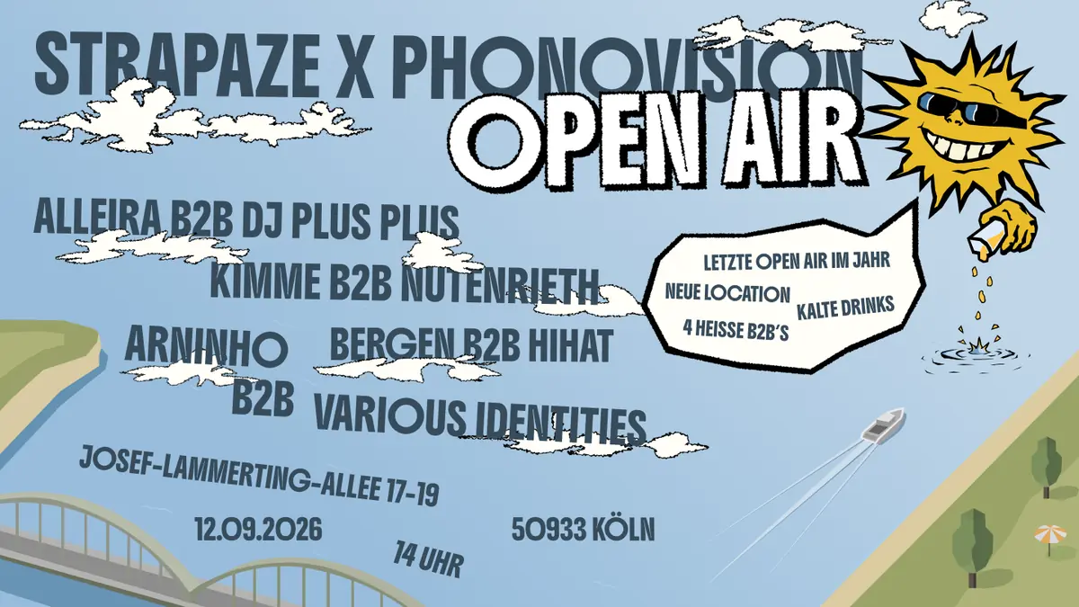 STRAPAZE X PhonoVision OPEN AIR — Cologne
