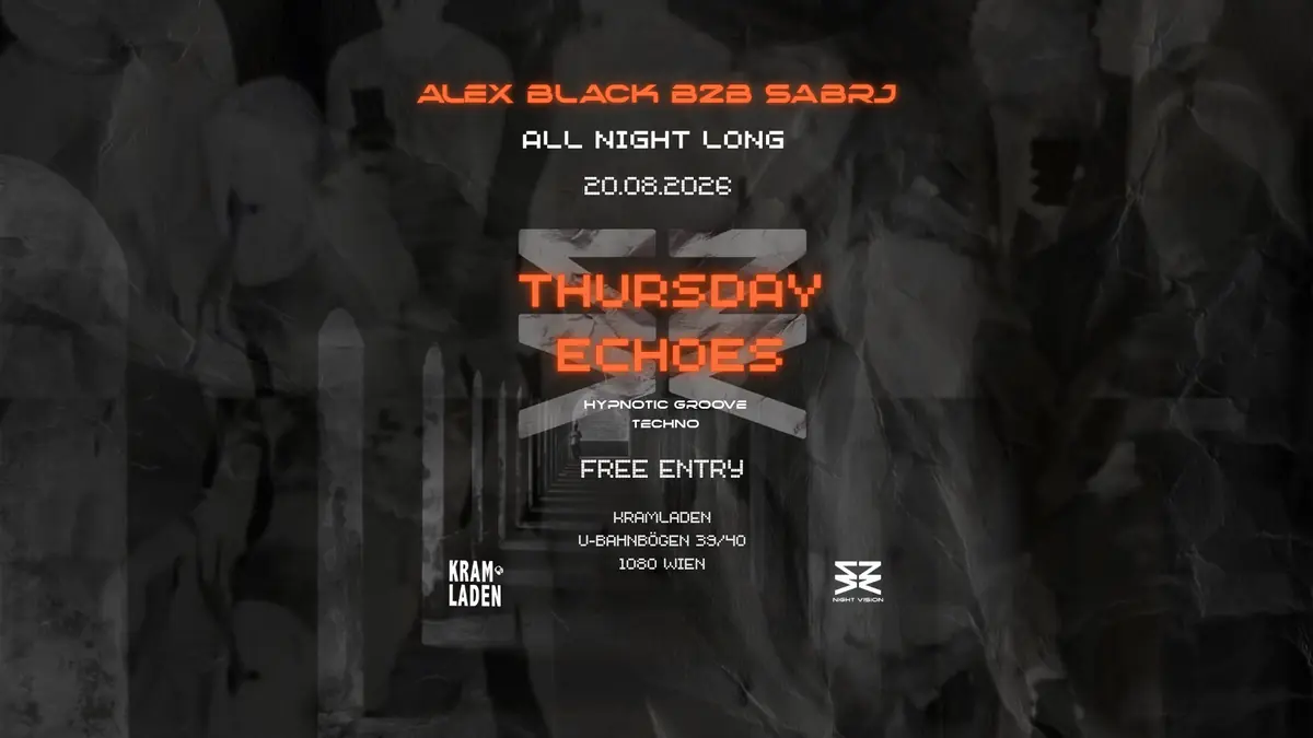Night Vision Thursday Echoes — Kramladen, Vienna
