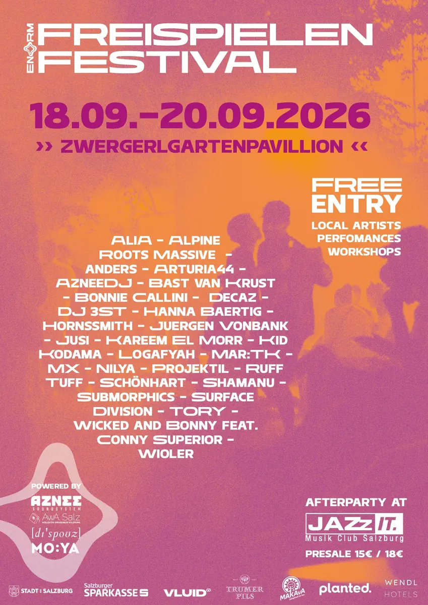 FREISPIELEN Festival 2026 — Kurgarten Schloss Mirabell Salzburg, Salzburg