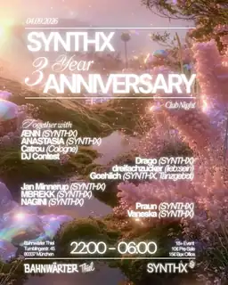 SYNTHX 3 Year Anniversary