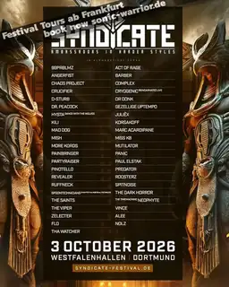 Bus zum Syndicate Festival 2026 (Hardcore)