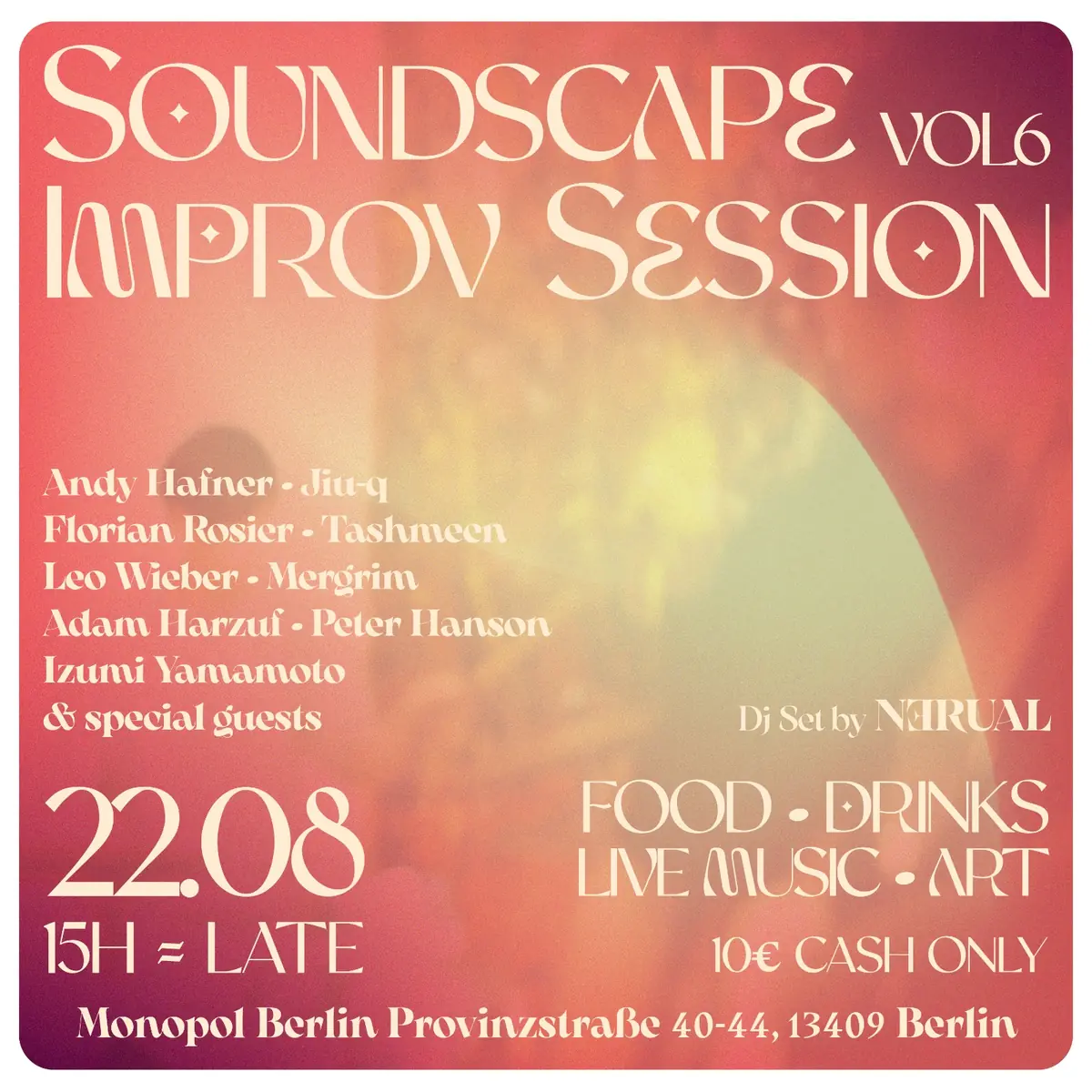 Soundscapes Improv Session Vol.06 — Monopol, Berlin