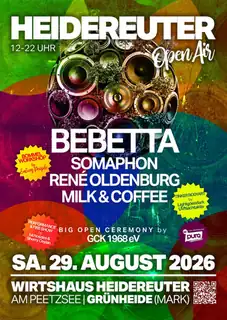 Heidereuter Open Air am Peetzsee s Bebetta / Somaphon / Milk & Coffee / Rene Oldenburg
