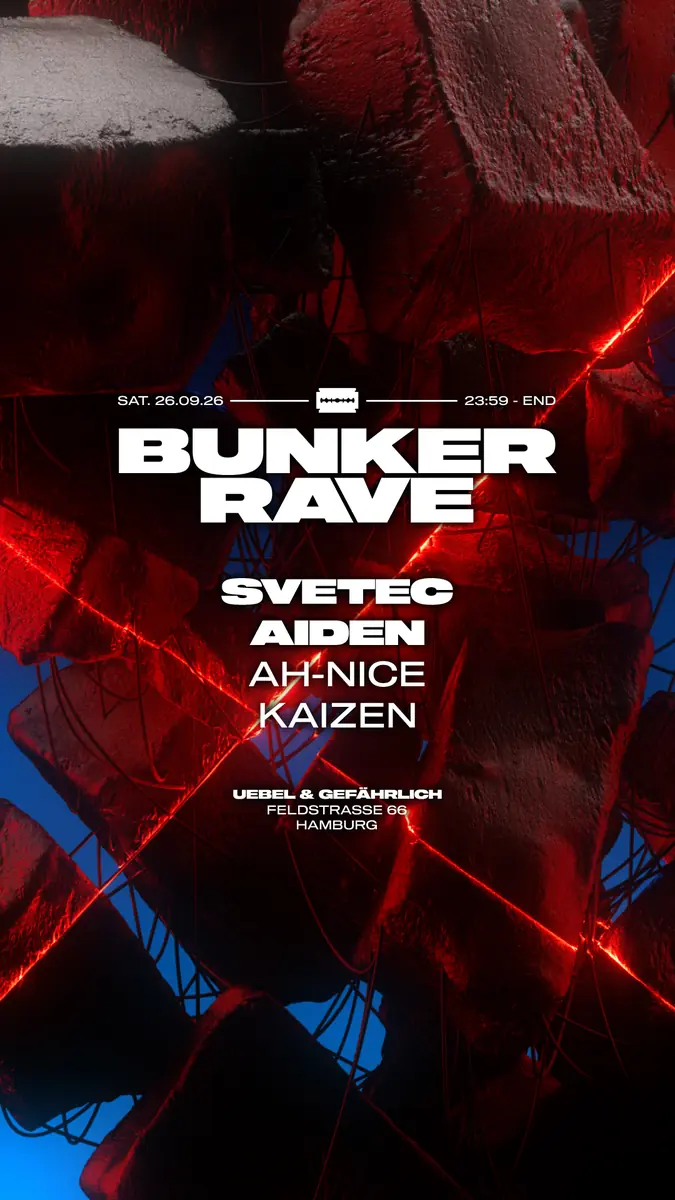 Bunker Rave (Schranz Edition) с AIDEN & Svetec — Uebel & Gefährlich, Гамбург