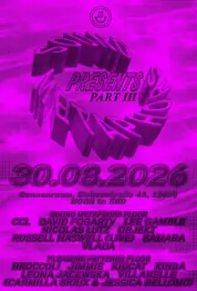 Sound Metaphors x Pleasure Patterns - PART III w/ Objekt, Vlada, Nicolas Lutz, CCL, Lee Gamble…