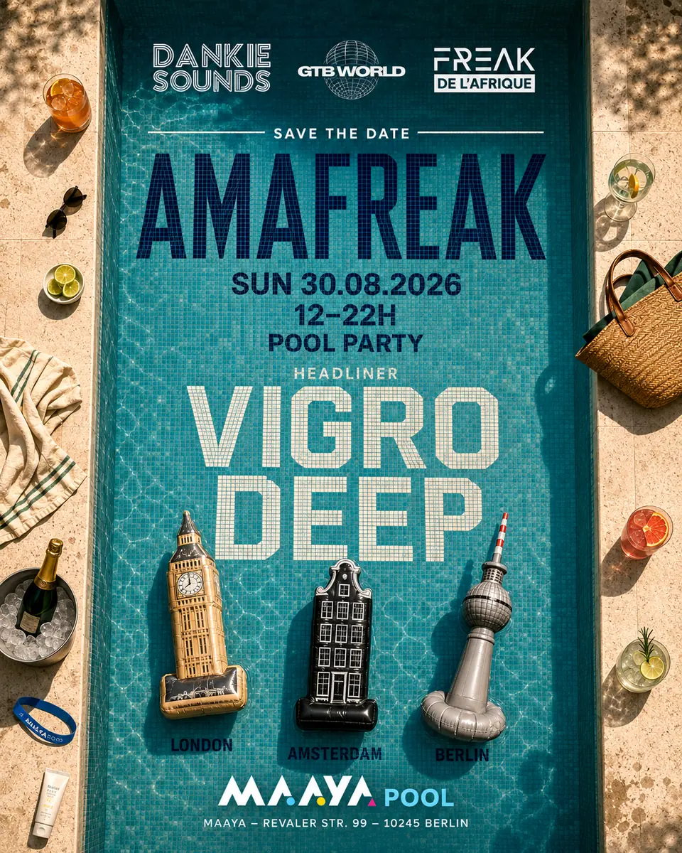 Amafreak - Vigro Deep - Day Pool Party — Maaya, Берлин