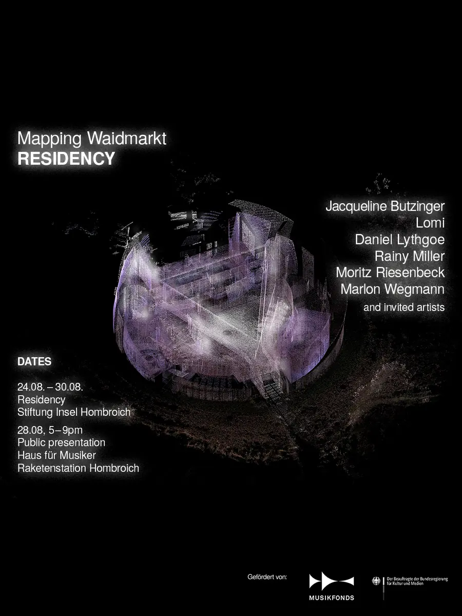 Mapping Waidmarkt Residency — TBA - Raketenstation Hombroich, Kolín nad Rýnem