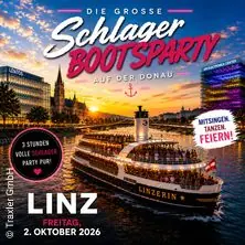 Schlager Bootparty — Anlegestelle Wurm & Noe, Linz