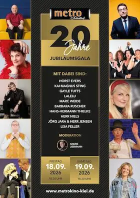 20 lat metro-Kino - Gala jubileuszowa — metro-Kino im Schloßhof, Kiel
