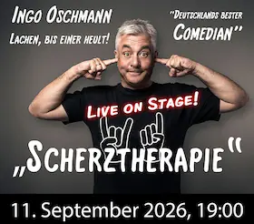 Ingo Oschmann - Scherztherapie — Hof-Theater Bad Freienwalde, Bad Freienwalde