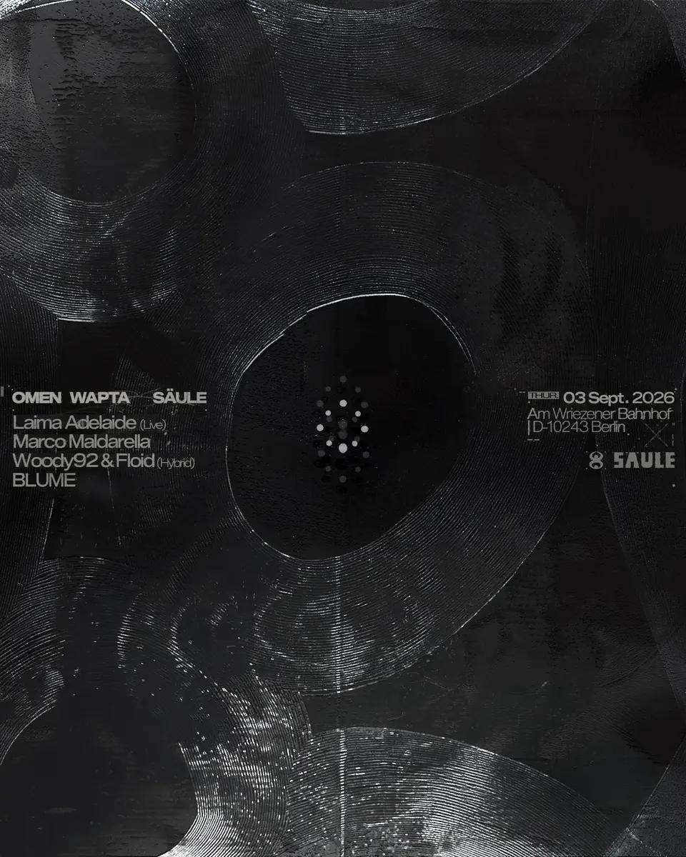 OMEN WAPTA — Berghain | Panorama Bar | Säule, Берлин