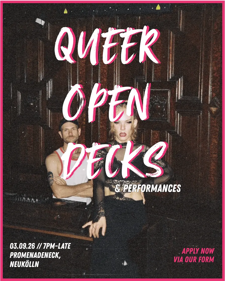 Queer Open Decks — Promenaden Eck, Berlín