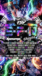 15Y EFN • Anime • Unicorn on K. • Eycer • Koksberg • FabiTekk • Phiesi • District Red • Morbid