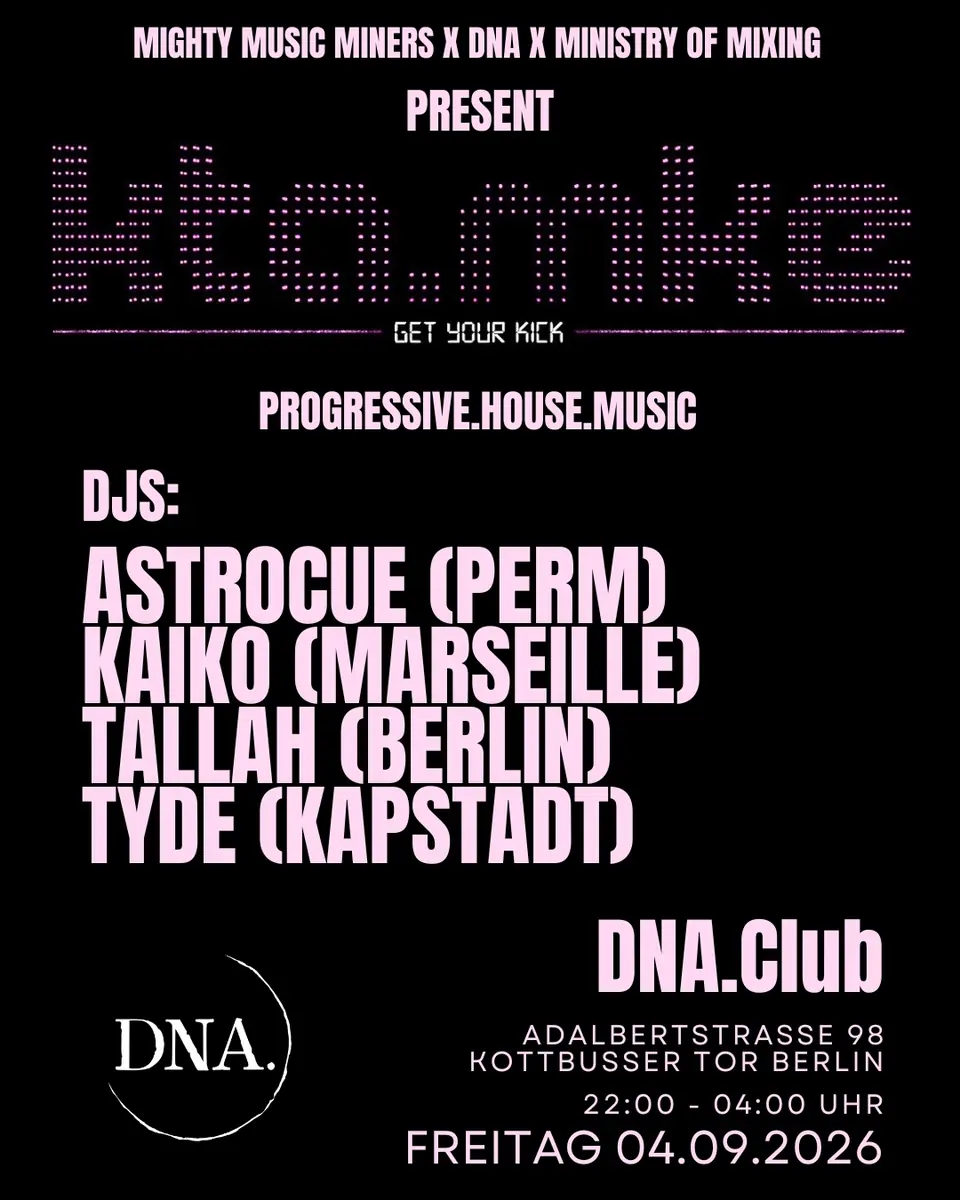 KTA.MKE - Progressive House on Open Air Terrace and Indoor Club — DNA. CLUB, Berlin