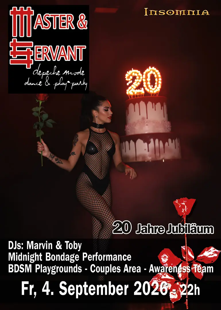 20 Years Master & Servant Jubilee — Insomnia, Berlin