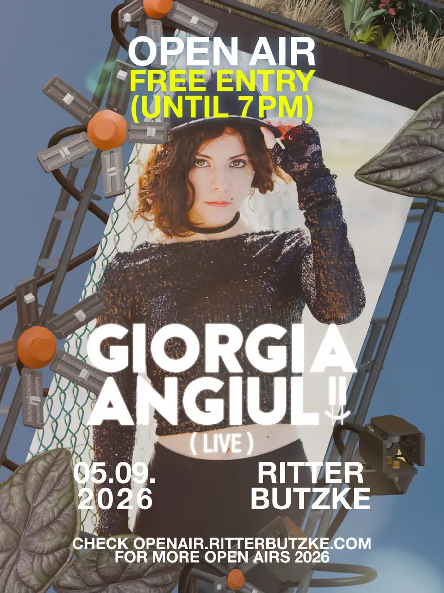 Giorgia Angiuli Live (Open Air) - безкоштовний вхід до 19:00 — Ritter Butzke, Берлін
