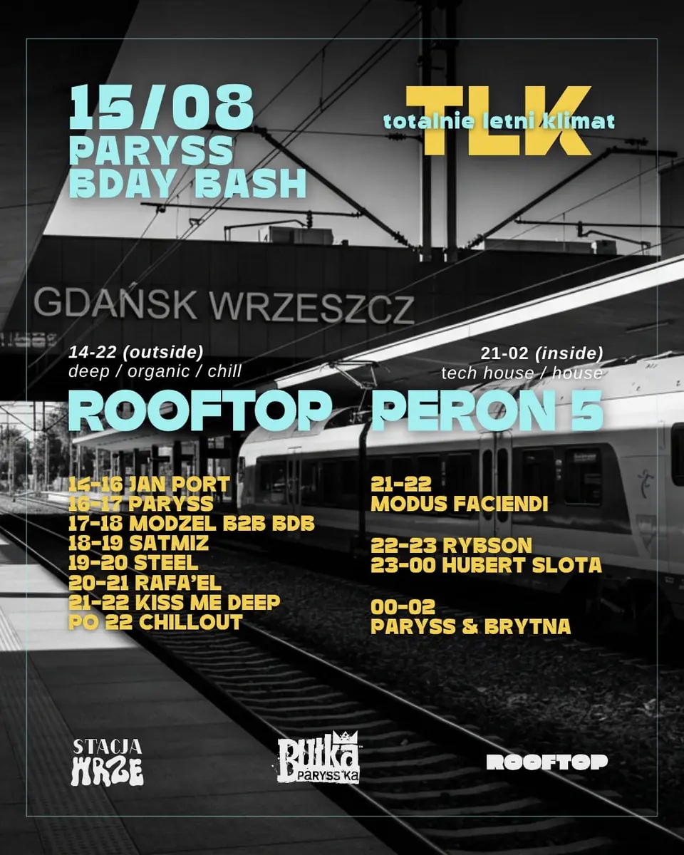TLK czyli Totalnie letni klimat. PARYSS BDAY BASH — Galeria Metropolia, Gdańsk