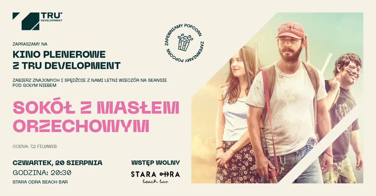 Bezplatné letní kino nad Odrou, 20. srpna — Stara Odra Beach Bar, Vratislav