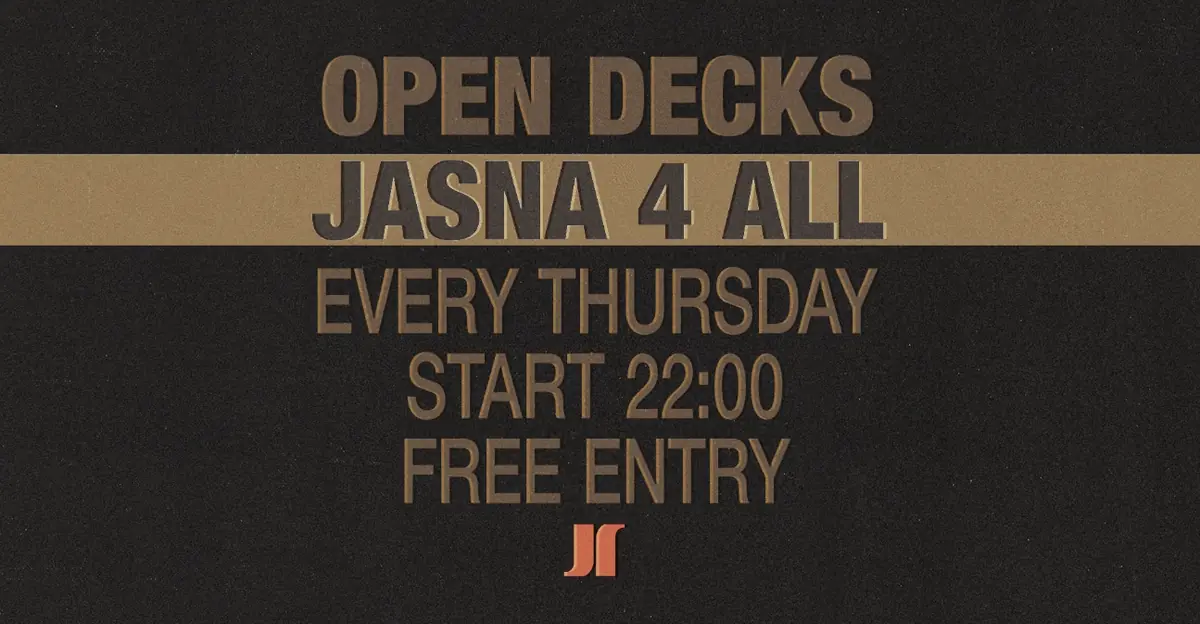 Open Decks | JASNA 4 ALL — Jasna 1, Варшава