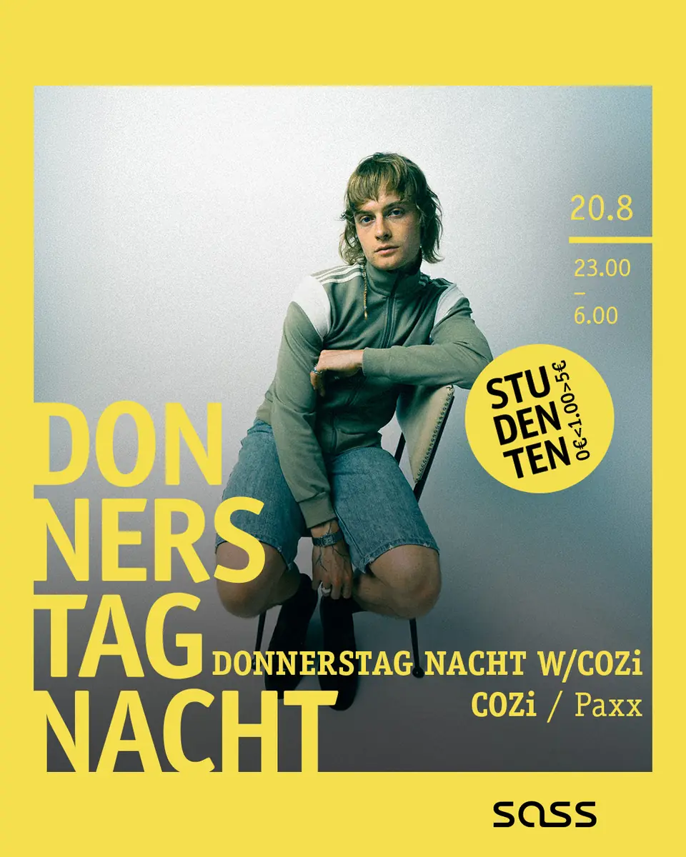 Donnerstag Nacht with COZi — SASS Music Club, Vienna