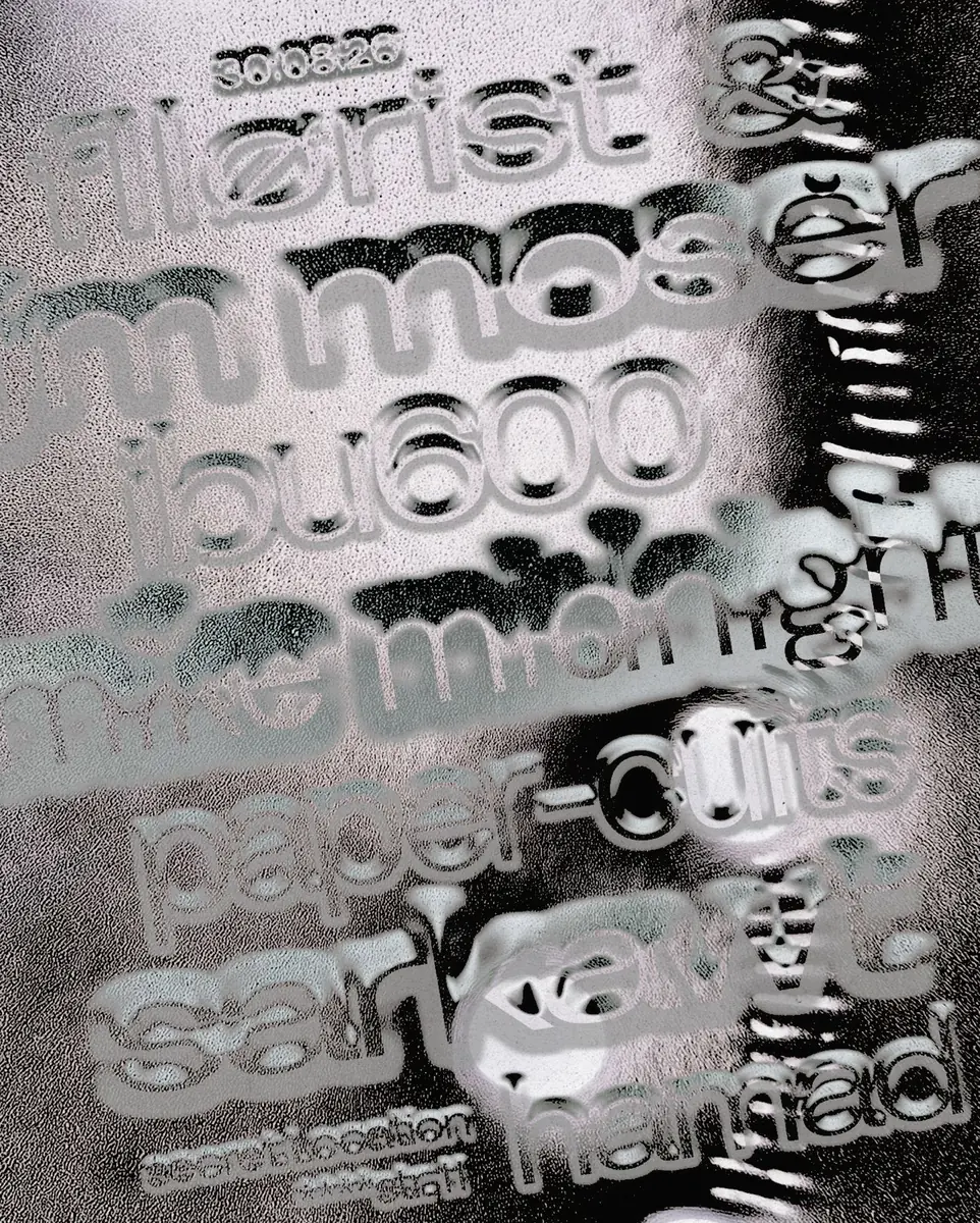 Paper-Cuts presents Flørist & JM Moser, ibu600, Mike Midnight, Paper-Cuts, Sarkawt Hamad — TBA - Secret Location, Berlin