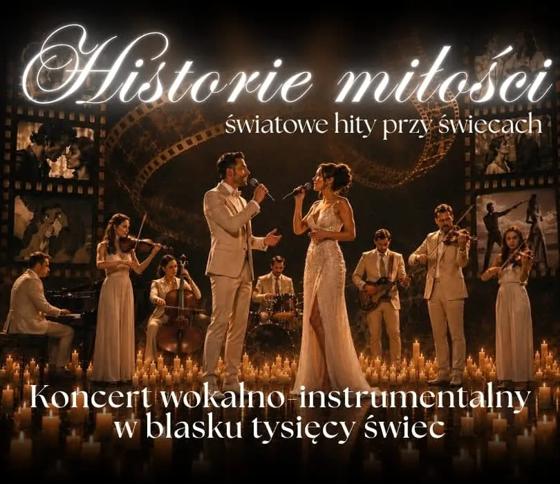 Koncert při svíčkách - Příběhy lásky - světové hity při svíčkách — Nove Kino Wisła, Varšava
